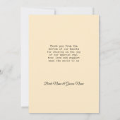 Vintage net getrouwd met Bliss Kaart (Achterkant)