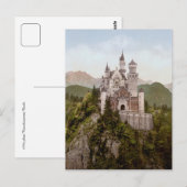 Vintage Neuschwanstein Bayern Briefkaart (Voorkant / Achterkant)