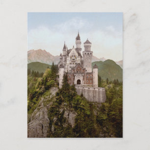 Vintage Neuschwanstein Bayern Briefkaart