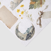 Vintage Neutral Natural Rustic Wild Country Icons Tissuepapier (Detail)
