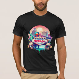 Vintage Nevada Map T-Shirts – Retro us state