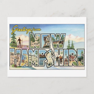 Vintage New Hampshire Briefkaart