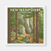 Vintage New Hampshire Magneet (Voorkant)