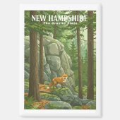 Vintage New Hampshire Magneet (Voorkant)