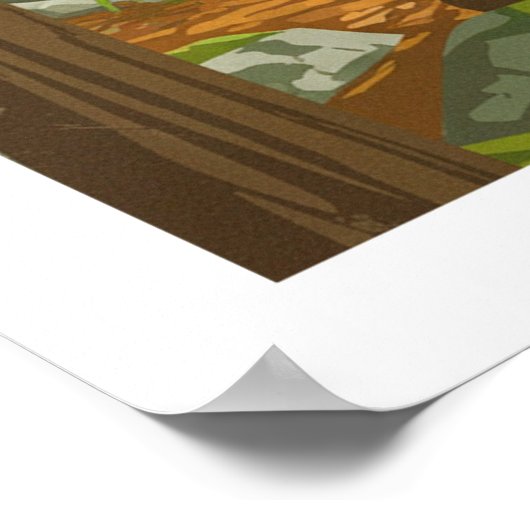 Vintage New Hampshire Poster (Hoek)