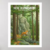 Vintage New Hampshire Poster (Voorkant)