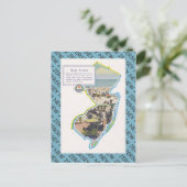 Vintage New Jersey Briefkaart (Staand voorkant)