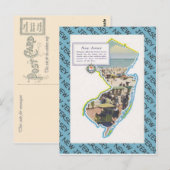 Vintage New Jersey Briefkaart (Voorkant / Achterkant)