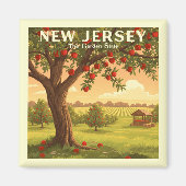 Vintage New Jersey Magneet (Voorkant)