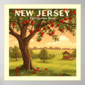 Vintage New Jersey Poster (Voorkant)
