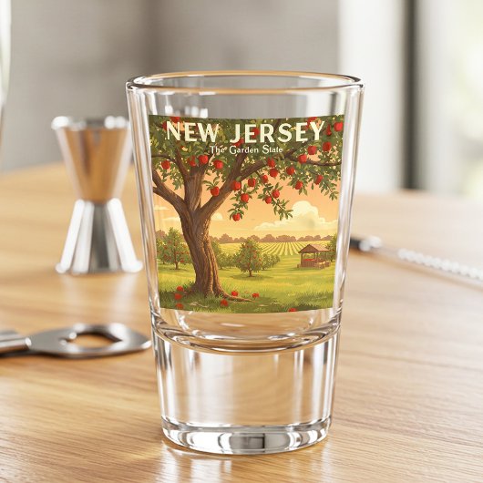Vintage New Jersey Shot Glas