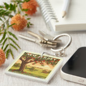 Vintage New Jersey Sleutelhanger (Voorkant Rechts)