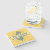 Vintage New Jersey Stenen Onderzetter (Zijkant)