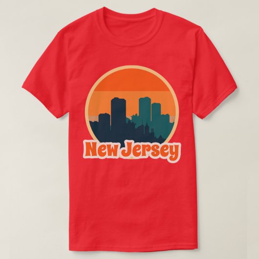 Vintage New Jersey T-shirt (Design voorkant)