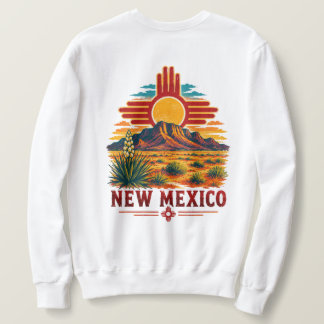 Vintage New Mexico Woestijn Zia Zon T-shirt