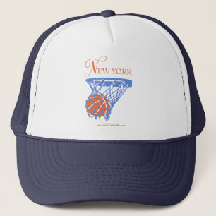 Vintage New York Basketbal Retro NY Sport Ontwerp Trucker Pet
