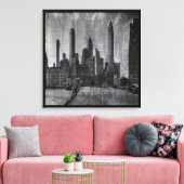 Vintage New York City Canvas Afdruk (Insitu (Woonkamer))