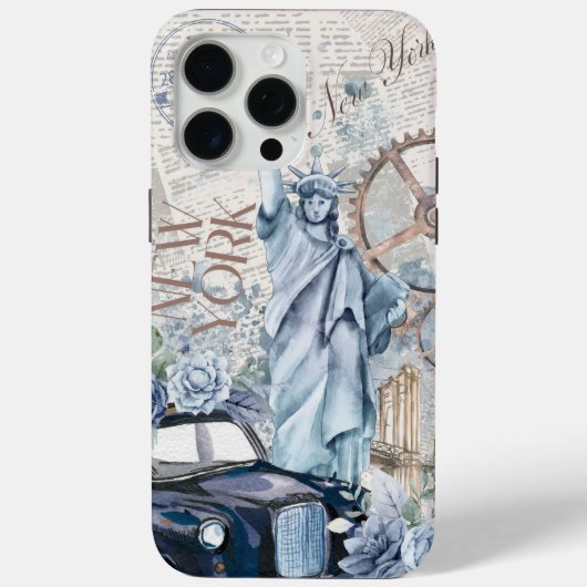 Vintage New York Hoesje (Achterkant)