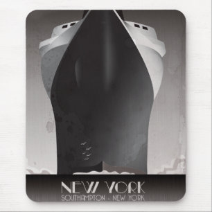 Vintage New York naar Southampton Muismat