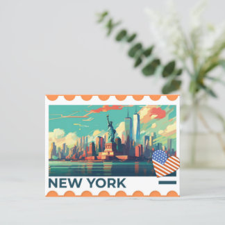 Vintage New York Sehenswürdigkeit Fotopostkarte Briefkaart
