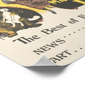 Vintage New York Sunday Herald Hoesje Poster (Hoek)