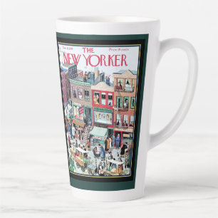 Vintage New Yorker Daily New York Leven Latte Mok
