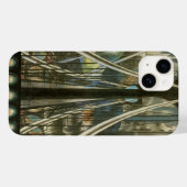Vintage New Yorkse architectuur, Brooklyn Bridge Case-Mate iPhone Case (Achterkant (horizontaal))