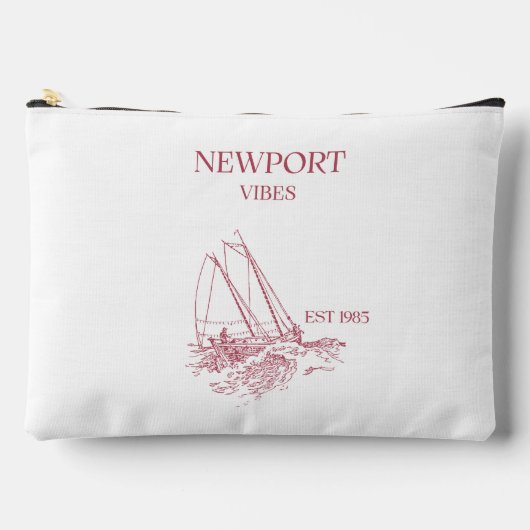 Vintage Newport Vibes Grote Accessoiretas Etui (Voorkant)