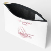 Vintage Newport Vibes Grote Accessoiretas Etui (Open)