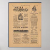 Vintage Newspaper Poster (Voorkant)