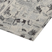 Vintage Newspaper   Snijplank (Hoek)