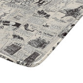 Vintage Newspaper   Snijplank (Hoek)