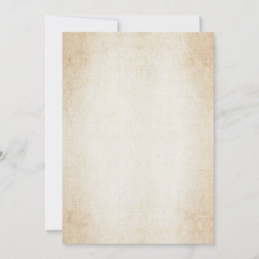 Vintage Newspaper Tree Christmas Party Kaart (Achterkant)