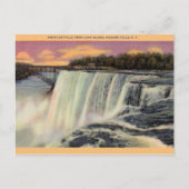 Vintage Niagara Herfst Briefkaart (Voorkant)