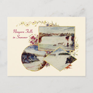 Vintage Niagara Herfst Summer Briefkaart