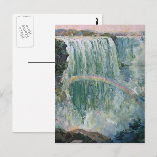 Vintage Niagara Herfsten Briefkaart (Voorkant / Achterkant)