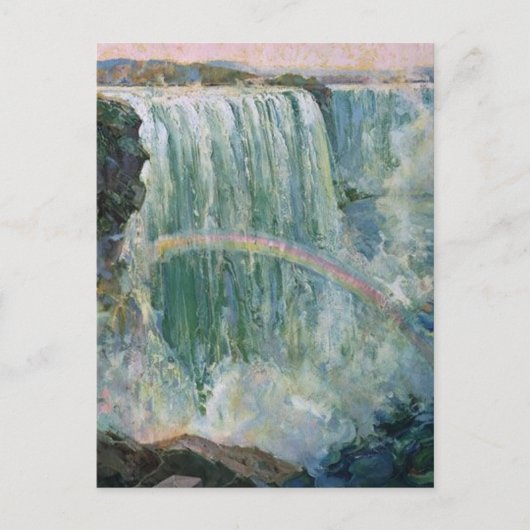 Vintage Niagara Herfsten Briefkaart (Voorkant)