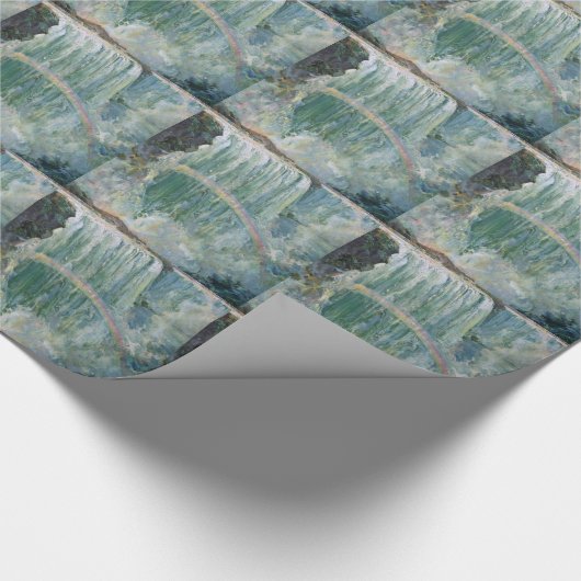 Vintage Niagara Herfsten Cadeaupapier (Hoek)