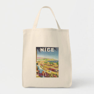 Vintage Nice Frankrijk Tote Bag