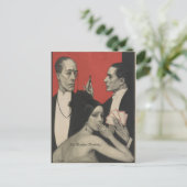 Vintage niet nog een verjaardagskunstvolk briefkaart (Staand voorkant)