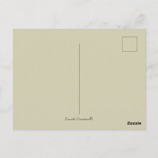 Vintage niet nog een verjaardagskunstvolk briefkaart (Achterkant)