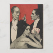 Vintage niet nog een verjaardagskunstvolk briefkaart (Voorkant)