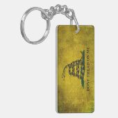 Vintage niet op me laken sleutelhanger (Voorkant Links)