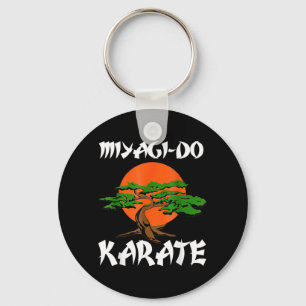 Vintage Nieuwe Miyagi-Do Karate Cool Bonsai Boom C Sleutelhanger