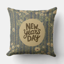 Vintage, Nieuwjaar vieren, Rozen Motief Patroon