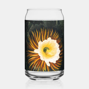 Vintage Night-Blowing Cereus Gotische Kunst Blikvorm Glas