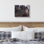 Vintage Night Owl Rackham Canvas Afdruk (Insitu (Slaapkamer))