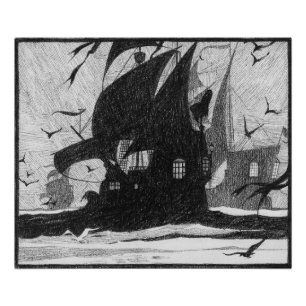 Vintage Nina Pinta en Santa Maria Foto Afdruk