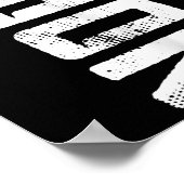 Vintage No Kings Protest Sign Vertical  Poster (Hoek)