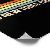 Vintage No New Tools Today  Poster (Hoek)